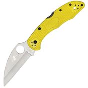 Spyderco 88PWCYL2 Salt 2 Lockback Knife Yellow Handles