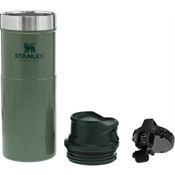 Stanley 06439G The Trigger-Action Travel hammertone Green Mug with Stainless Construction