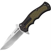 Cold Steel 20MWC Crawford Model 1 Linerlock Knife with Black and Green Handle