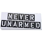 Cold Steel PRNUA Never Unarmed Bumper Sticker Knife-Pack of 50
