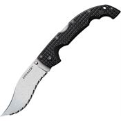 Cold Steel 29AXVS XL Voyager Lockback Vaquero Knife with Black Griv-Ex Handle