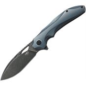 Bestech 1813B ESKRA Framelock Blue SW Knife with Titanium Handle