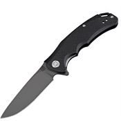 Artisan 1702PBBK D2 Tool Tradition Linerlock Knife with Black G10 Handle