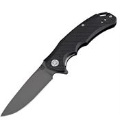 Artisan 1702PSBBK Small Tradition D2 Black Knife with G10 Handle