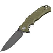 Artisan 1702PSBGN Small Tradition Linerlock Grn Knife with Green G10 Handle