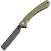 Artisan 1817PSBGNF Sm Orthodox Linerlock D2 Grn with Green Textured G10 Handle