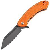 Artisan 1818PBOEF Immortal Linerlock Knife with Orange Textured G10 Handle