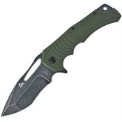 Blackfox 721G Hugin Linerlock Knife with Green G10 Handle