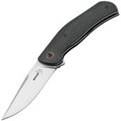 Boker 01BO617 Roundhouse Linerlock Knife with Carbon Fiber Handle