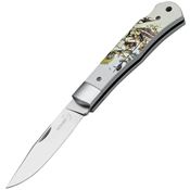 Boker 01BO653 Lockback Frazetta Knife with Aluminum Handle