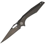 Bestech 1902B Malware Framelock Knife with Black Titanium Handle