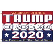 Flags 43852 3 x 5 Foot Trump 2020 Flag with Polyester Construction