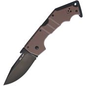 Cold Steel 58MVF AK-47 Lockback Knife with Dark Earth Textured G10 Handle