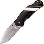 Elk Ridge 949BK Lockback Knife with Black Pakka Wood Handle