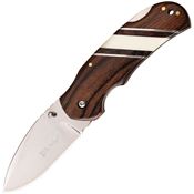 Elk Ridge 949BR Lockback Knife with Brown Pakka Wood Handle