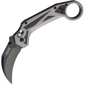 Elite Tactical 1029GY Rapid Lock Knife with Black and Gray Aluminum Handle