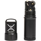Exotac Fire Starters 5500BLK Black titanLIGhT Refillable Lighter with Aluminum Construction