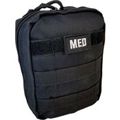 Elite First Aid Kits 142BK Tactical Trauma Kit 1 Black with Nylon Construction