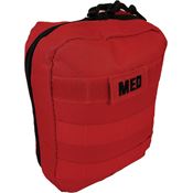 Elite First Aid Kits 142R Tactical Trauma Kit 1 Red with Nylon Construction