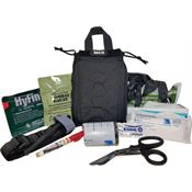 Elite First Aid Kits 145BK Black Patrol Trauma Kit Level 2 Blk with Nylon Construction