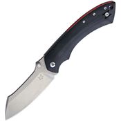 Fox 534 Max Rom Pelican Linerlock Knife with Black G10 Handle