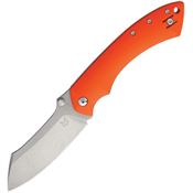 Fox 534O Max Rom Pelican Linerlock Knife with Orange G10 Handle