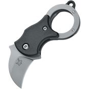 Fox 535 Mini-Ka Linerlock Knife with Black FRN Handle