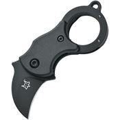 Fox 535B Mini-Ka Linrlock Knife with Black FRN Handle