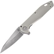 Gerber 1611 Fastball Linerlock Knife with Gray Aluminum Handle