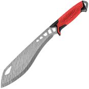 Gerber 3469 Versafix Machete Knife with Black and Red Rubberized Polypropylene Handle