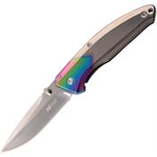 MTech 1032RB Framelock Spectrum Knife with Spectrum and Stainless Handle