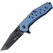 MTech 1113BL Linerlock Knife with Blue Anodized Aluminum Handle