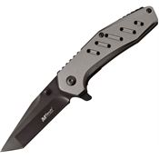 MTech 1113GY Linerlock Knife with Gray Anodized Aluminum Handle