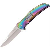 MTech A1096RB Framelock Assisted Opening Spectrum Knife with Stainless Handle