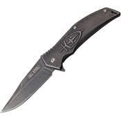 MTech A1096SW Framelock Assisted Opening Knife with Stainless Handle