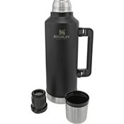 Stanley 7935002 Legendary Classic Black Bottle 2.5qt with Stainless Construction