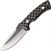 Tac Force FIX008TN Fixed Blade Knife with Black and Tan Sculpted G10 Handle