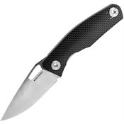 Real Steel 7454 Terra Linerlock Knife Carbon Fiber