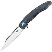 Bestech G18E Fanga Linerlock Knife Blue G10