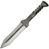 Pakistan 4414 Railroad Spike Dagger Fixed Blade Knife Twisted Handles