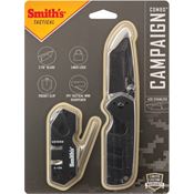 Smith's 50997 Campaign Linerlock Knife PP1 Combo