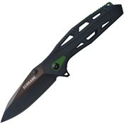 Schrade 1100048 Linerlock Knife Black/Green