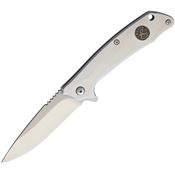 Roper 0037SS Deputy Framelock Knife Stainless Handles