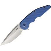 VDK 009 Wasp Framelock Knife Blue Handles