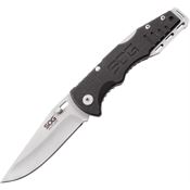 SOG FF1001CP Salute Mini Lockback Knife Black Handles