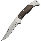 China Made 211452 Lockback Knife Brown Wood Handles