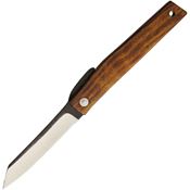 Ohta K9P FK9 Satin Folding Knife Ironwood Handles