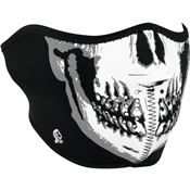 Zan Headgear WNFM002H Half Face Mask BW Skull