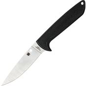 Spyderco FB43GP Waterway Satin Fixed Blade Knife G10 Black Handles