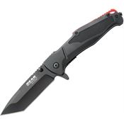 Bear & Son 61121 Linerlock Knife Assist Open Black/Red